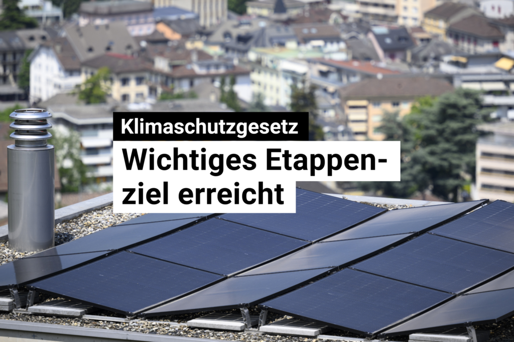 Klimaschutzgesetz: Wichtiges Etappenziel Erreicht