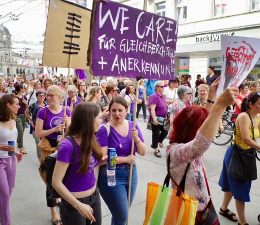 Feministischer Streik: Kürzere Arbeitszeit für bessere Vereinbarkeit