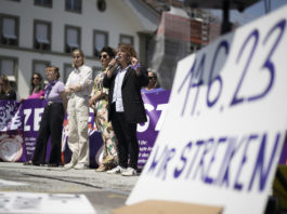 Feministischer Streik: Mindestlohn, Lohngleichheit und mehr Rente