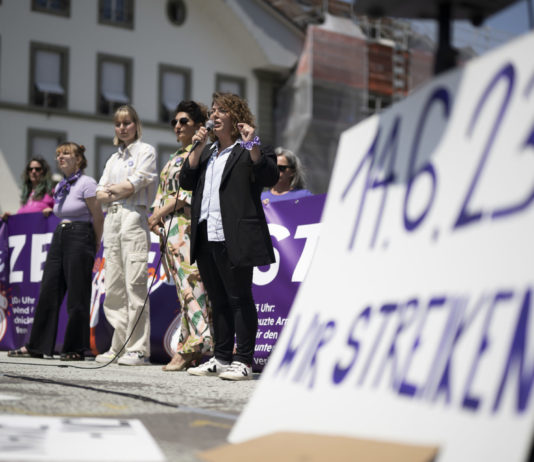 Feministischer Streik: Mindestlohn, Lohngleichheit und mehr Rente