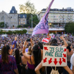 FRAUENSTREIKTAG, FRAUENSTREIKTAG, FRAUENDEMONSTRATION, FRAUENKUNDGEBUNG, FRAUENBEWEGUNG, FRAUENRECHTE, GLEICHBERECHTIGUNG, FEMINISMUS, EMANZIPATION, LOHNGLEICHHEIT, PENSIONSALTER, FORDERUNG,