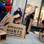 Protest von Amazon-Angestellten