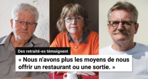 « Si on va au restaurant, il faut compenser financièrement ailleurs » : des retraité-es témoignent.