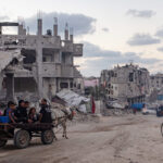 Palestinians in Khan Younis