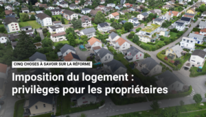 Des maisons de famille vues d'en-haut.