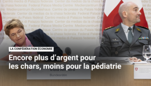 DDPS Amherd Armée chars