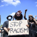 ANTIRASSISMUS DEMONSTRATION, „BLACK LIVES MATTER“,