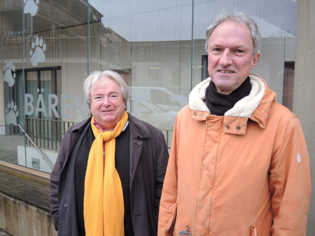 Foto von Erich Wegmann und Bernhard Egg
