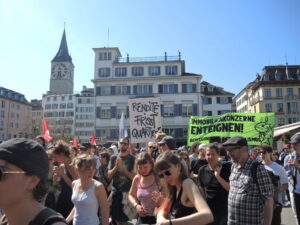 crise du logement zurich manifestation