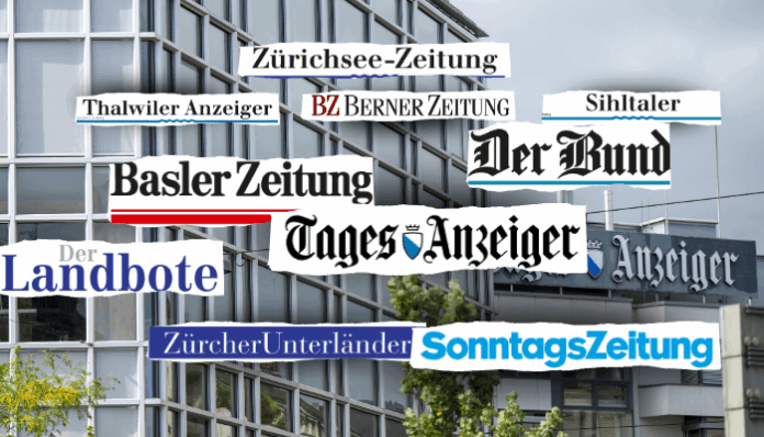 Tamedia Tages-Anzeiger Der Bund SonntagsZeitung Der Landbote Basler Zeitung
