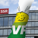 SRG- und SVP-Logo