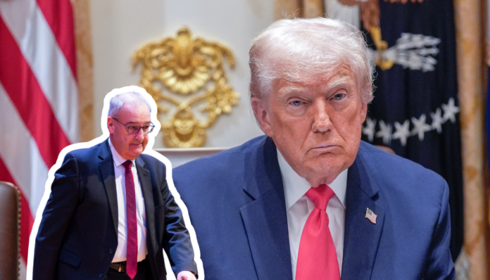 Schweizer Wirtschaftsminister Guy Parmelin und US-Präsident Donald Trump.