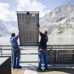 SOLARANLAGE, STAUSEE, STAUDAMM, STAUMAUER, ALBIGNA, SOLARMODULE, SOLAR MODULE, SOLARZELLEN, SOLARZELLE, SOLARZELLEN,